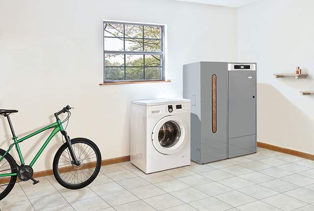 Caldera Bioclass de Domusa para pellets 35 kW