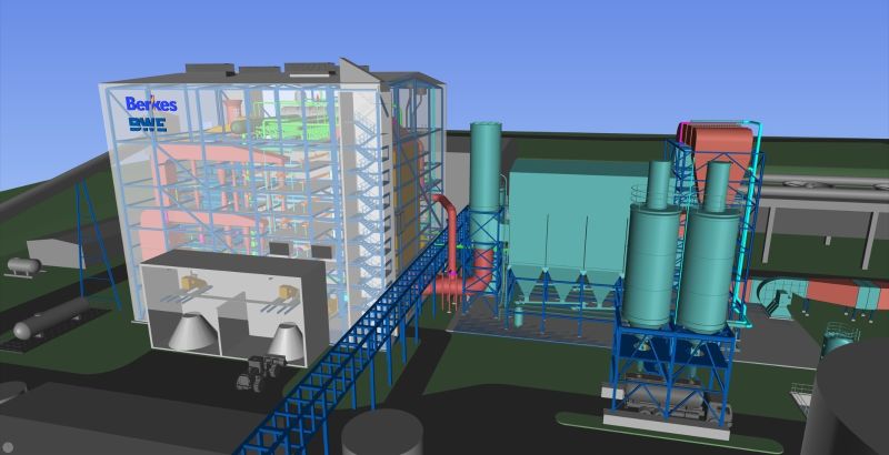 caldera biomasa berkes BWE para acciona logrosan